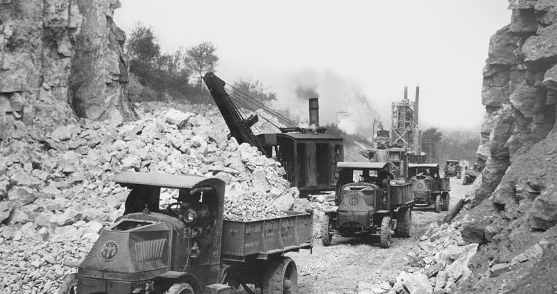 Construction of Highway 5 Dundas Street, Burlington, Ontario - 1921