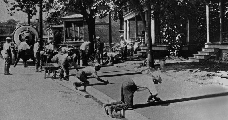 Construction of Various Sidewalks Toronto, Ontario -1931