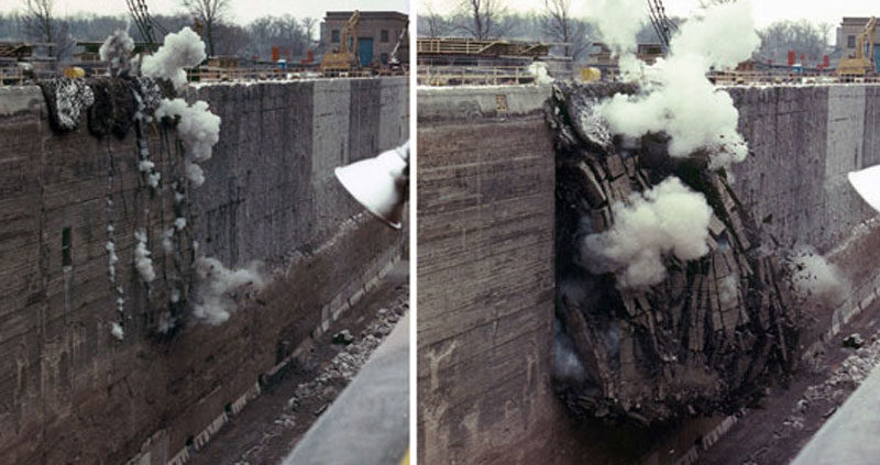 Lock Reconstruction at St. Lawrence Seaway, St Catherines - 1992